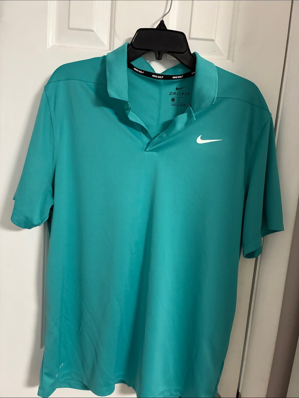 Nike Men's Dri-FIT Teal Golf Polo Shirt